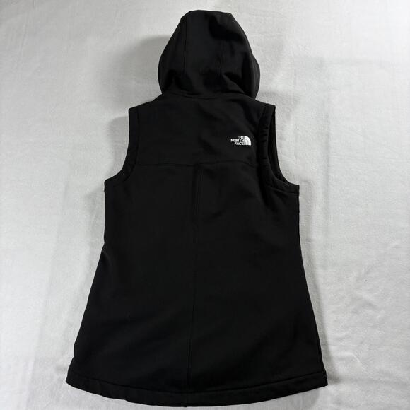 The North Face WindWall Vest Womens Small Black Softshell Hooded Outdoor - Picture 9 of 10